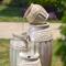 Glitzhome® 27" 4-Tier Sand Beige LED Ceramic Fountain